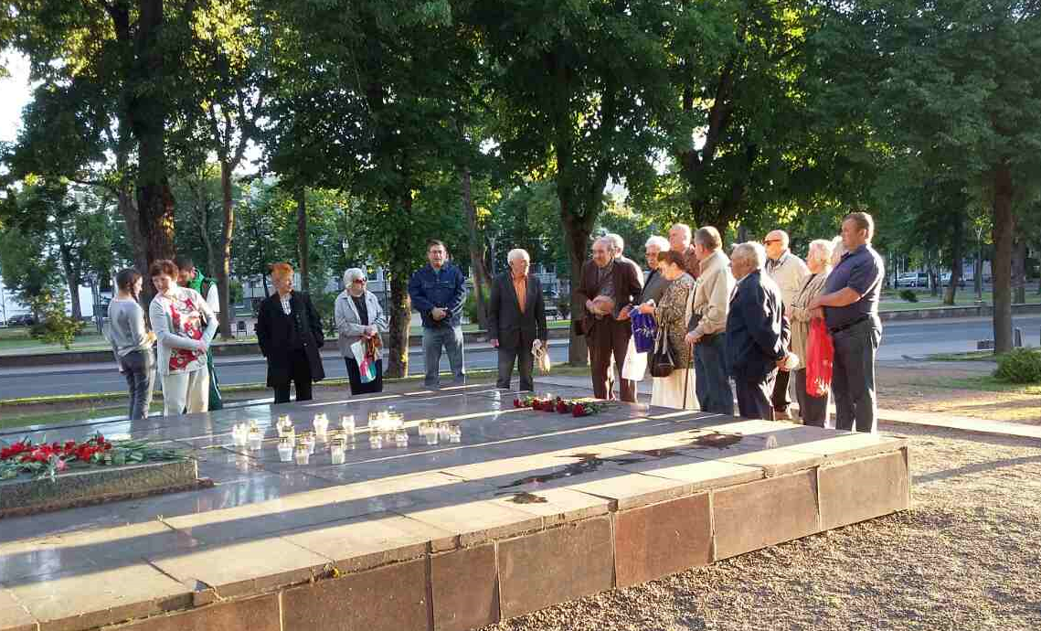 Акция «Зажги свечу памяти» - в Шяуляй