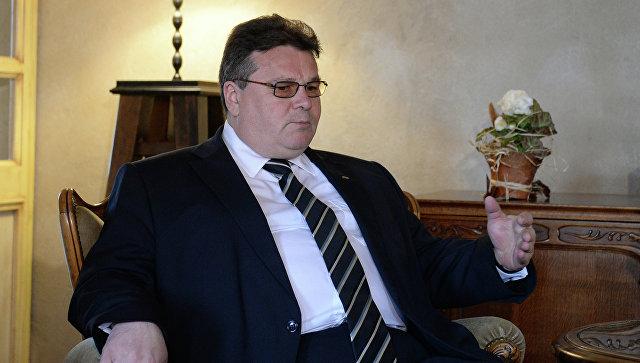 Глава МИД Литвы сравнил ситуацию на Украине с футбольным матчем