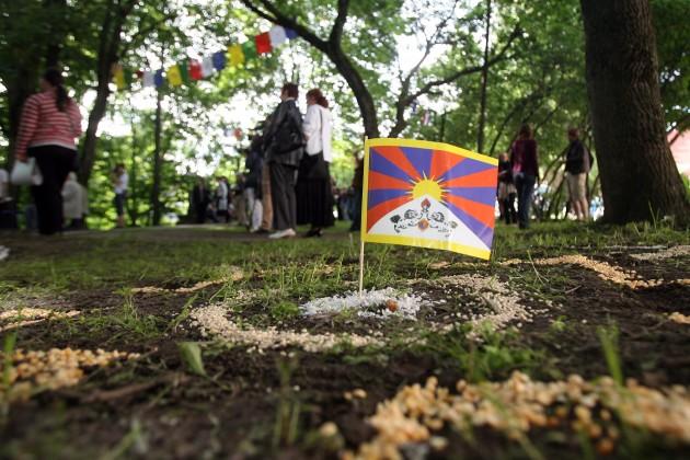 В Вильнюсском сквере Тибета будет открыта табличка на литовском и тибетском языках