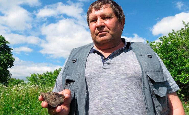 Житель Витебска нашел метеорит