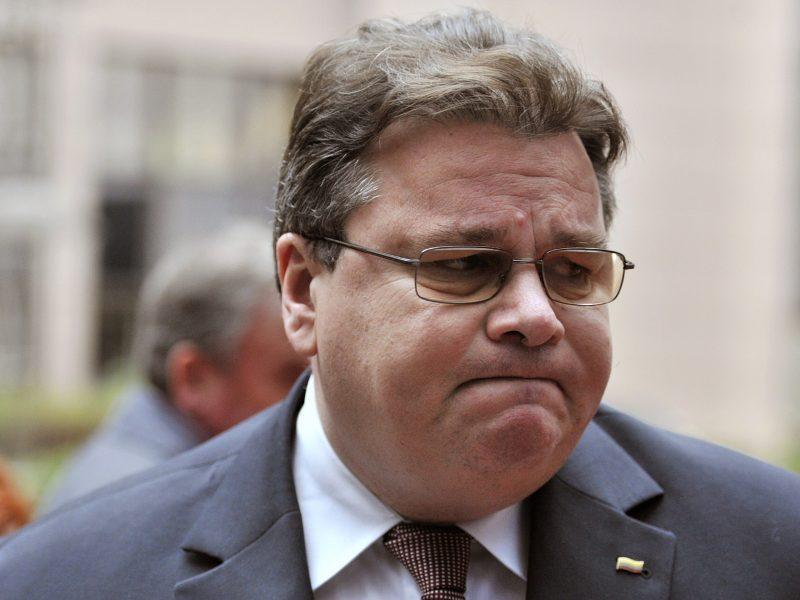 Глава МИД Литвы, отрпавляющийся в Лондон, выразил позицию по отравлению С. Скрипаля